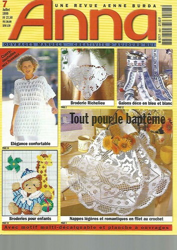 Burda anna 1999 - burda, tout