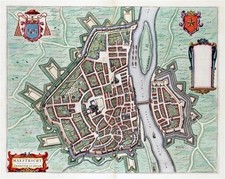 Reproduction plan ancien de Maastricht 1649