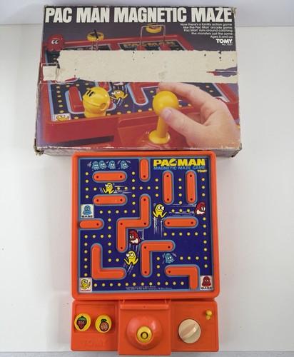 Vintage pac man magnetic maze - vintage, pac-man