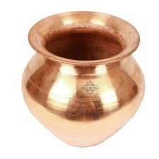 100% Cuivre Lota Kalash Pot