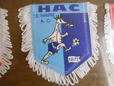 ?? HAC LE HAVRE FANION CLUB FOOT FOOTBALL PENNANT WIMPEL ÉCUSSON VINTAGE