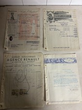 Lot De 20 Anciennes Factures 