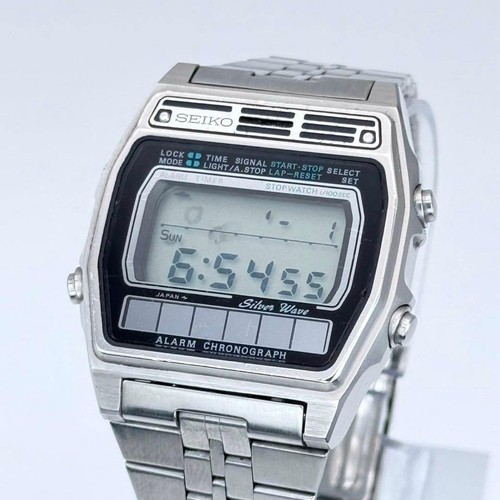 Rare seiko silver wave a258 - silver,
