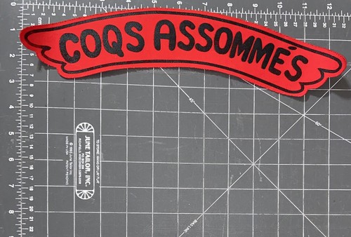 Vintage coqs assommes patch - assommes,