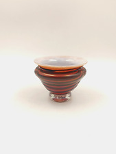 Coupelle sur pied verre irisé