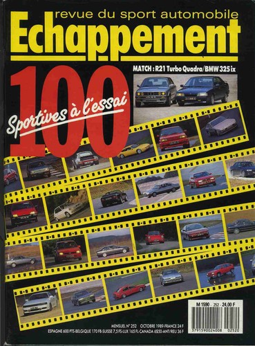 Echappement 252 1989 - echappement, n°252
