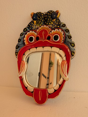 Miroir masque raksha sri - miroir,