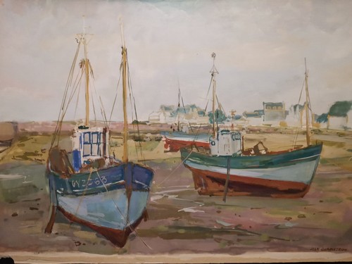 Aquarelle marine bateaux en - marine,,