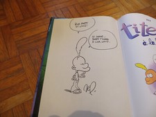 ZEP TITEUF dédicace dans tome