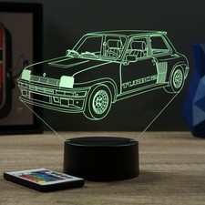 Lampe illusion 3D Renault R5