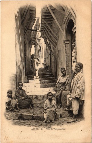 Cpa alger rue - alger,