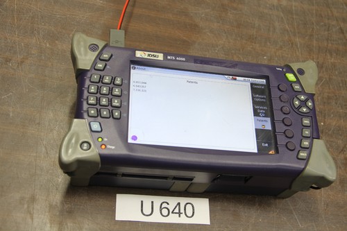 Jdsu mts4000 optical testing - jdsu,