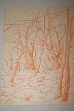 ANDRE DERAIN DESSIN EN COULEUR