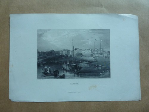 Gravure xixe canton - *,