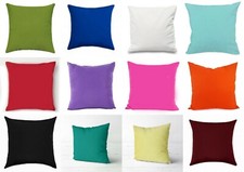 Housse De Coussin En Coton Uni De Petite À Grande Taille Pour Oreillers