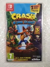 CRASH BANDICOOT THE N'SANE TRILOGY SWITCH FR NEW (GAME IN ENGLISH/FRANCAIS/DE/ES