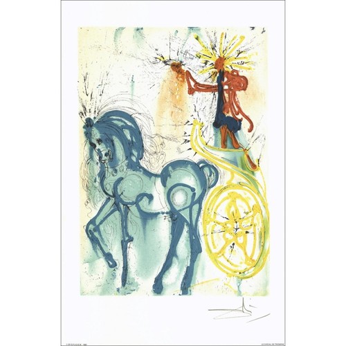 Dali salvador lithographie - dali,