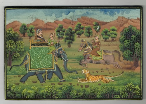 Peinture miniature indienne - peinture,