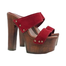 Mules Avec Talon Haut &