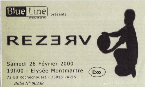 Ticket billet place concert - ticket,
