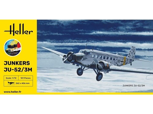 Heller junkers 52 3m - heller, ju-52/3m