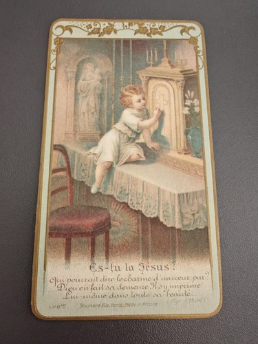 Santino holy card ancienne - holy,