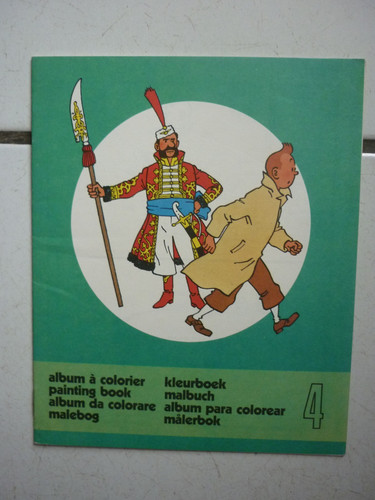 Tintin album colorier - a,
