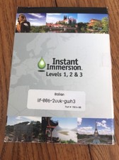 Instant immersion italien - immersion,