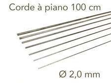 ALBION ALLOYS Corde à piano acier longueur 1 mètre Ø 2.0mm - Albion