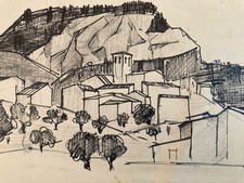 Dessin Nature Paysage Encre