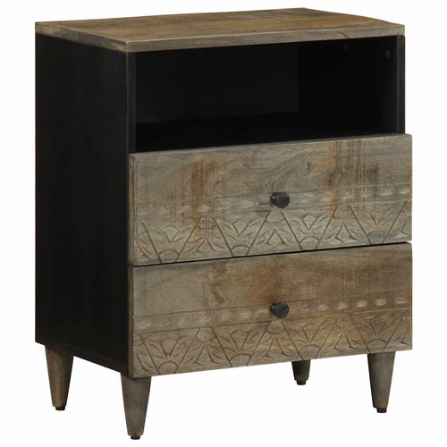 Table chevet gris - chevet, clair