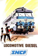 Affiche Poster Train SNCF
