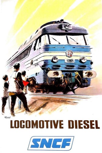 Affiche poster train sncf - poster,