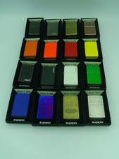 BRIQUET ZIPPO ESSENCE NEUF - COULEUR UNIE ( Modèle au choix ) Tempete , Uni