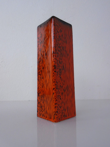 Vase céramique orange pop - en,