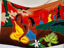 Paréo Tissu Tenture Décor Ethnique La Pareo Company Vintage VFR059