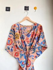 100% Coton Caftan Indien Fait