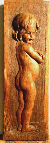 Ancien bas relief panneau - bas, de