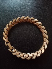  Bracelet Plaqué Or Lamine Homme.18 gramme. 19 centimètres.