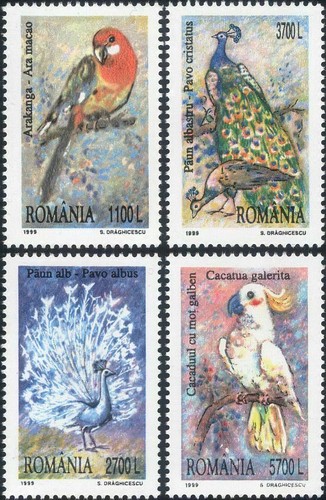 Roumanie 1999 paon ara - paon,