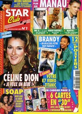 Magazine STAR CLUB n°132, Céline DION, Ricky MARTIN, SPICE GIRLS, SOAP, BRANDY