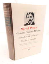 MARCEL PROUST CONTRE SAINTE-BEUVE PASTICHES ESSAIS 1971 BIBLIOTHEQUE PLEIADE NRF