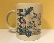 Vintage Ski Bike Ceramic