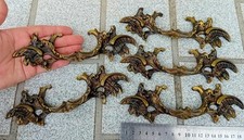 1 ANCIENNE POIGNÉE DE MEUBLE TIROIR COMMODE en bronze ou laiton, L=19,7cm