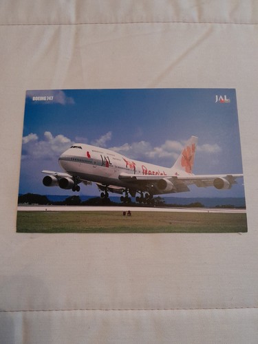 Carte postale avion boeing - postale, 747