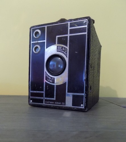 Appareil photo beau brownie - photo,