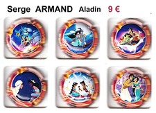 CAPSULES  de  CHAMPAGNE  Serge  ARMAND  Aladin