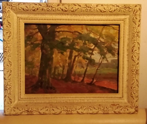 Tableau peinture huile - tableau, à