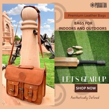 Homme Cuir Vintage Ordinateur