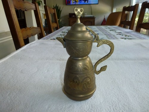 Ancien petit pot couvert - ancien, en